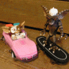 グレムリン＆ストライプPULL BACK TOY
