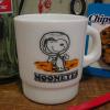 MILKY GLASS MUG（スヌーピー/ASTRONAUT)