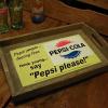 PEPSI WOODEN TRAY
